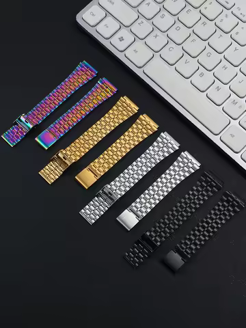 Small Square Watch Strap Is Suitable for Casio Small Gold Watch AE1200/1300/1000AQ-230LA-680 Men and