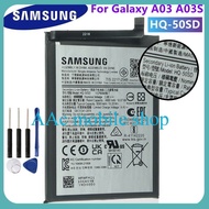 Samsung Original Battery HQ-50SD For Samsung Galaxy A03 A03S Battery 4900/5000mAh  + Free Tools