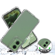 For Motorola Moto G35 Luxury Hybrid Acrylic Transparent Clear Case Cover
