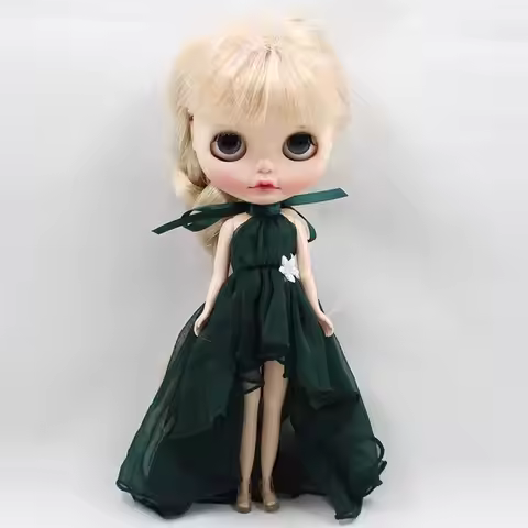 Chiffon Evening Gown Dresses For ob24 ICY DBS Dolls for azone19 Dolls Princess Dresses For blythe Do