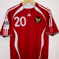 Baju Olahraga Bambang Pamungkas #20 Timnas Indonesia National Team Home 2006 Fantasy Garuda Red Orig