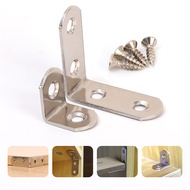 Stainless Steel L-shaped Right-angle Corner Code Fixed Bracket Furniture Connector Bathroom Thickened Partition Corner Code Layer Plate Support