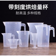500-2000ml Plastic Measuring Cup Beaker Laboratory,Transparent Measuring Cup with Top Cover containe