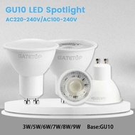 LED Spotlight 10Pcs Gu10 Bulb 5W 6W 7W 8W 9W AC 220V 100V Replace 30W 40W 50W Halogen Lamp For