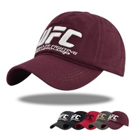 Embroidered Baseball Cap Embroidered Duck Cap Solid Color UFC Baseball Cap Couple Sun Cap Casual Sun
