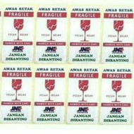 BUBBLE WARP & Stiker FRAGILE resmi dari JNE