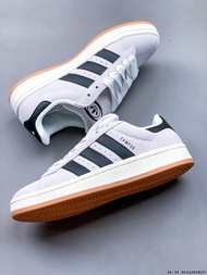 Adidas Originals Campus 80s College Classic Ladies/เด็กโตย้อนยุคตัดต่ำแมทช์ลุคง่ายรองเท้าผ้าใบกีฬาลำ