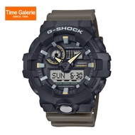 Casio G-Shock GA-710TU-1A3 Dark Brown Resin Band Digital Analog Men Watch