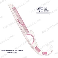 Transparent Sewing Pattern Ruler 3250 5808 6401 3220 B-55 3245