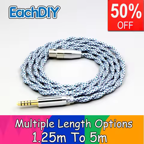 Shielding 99% Pure Silver Mix Graphene OCC Earphone Cable For AKG K712 K181 Q701 K702 K271 K272 K240