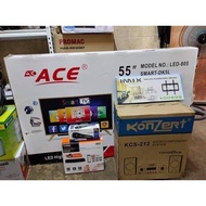 Brand new ACE 55 inches smart tV