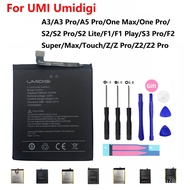 For UMI Umidigi Baery A1 A3 A5 One S2 F1 Play F2 S3 Super Touch Z Z2 Pro Max Lite one High Quty Replacement Baeria