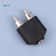 UM.T 1Pc 3.5mm Audio Stereo Ja Female To 2 RCA Male 3.5mm Male To 2RCA Female 3.5mm Female To 2RCA F