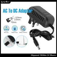 AC to DC Adapter UK Plug Power Supply Adapter 5V 2A 6V 2A 12V 2A 3A 5525 5.5mmx2.5mm Charger Power Supply Transformer