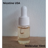 N1c0tine Liquid Glass Bottle 10ml Molecular USA