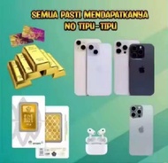 promo akhir tahun undian berhadiah utama hp emas Antam logam mulia dan masih banyak hadiah menarik l