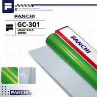 152cm Sticker FANCHI FC301 GC301 Magic Gold Green Per Meter