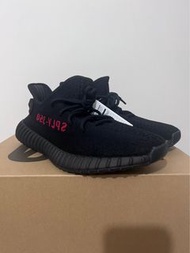 Adidas Yeezy Boost 350 V2黑底紅字 慢跑鞋 椰子鞋 愛迪達US11.5