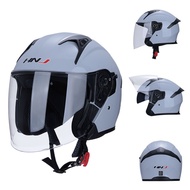 HNJ 100% Original Helmet Motor Safety Double Visor Motorcycle Murah Half Open Face