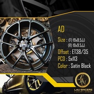 AD (F) 19x8.5JJ(R) 19x9.5JJ 5x113 Satin Black