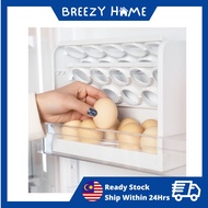 30 Egg Storage Box Fridge Organizer Bekas Telur Ayam 30 Biji Egg Storage Drawer Egg Storage Fridge E