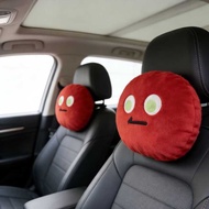 Car Headrest Neck Pillow Cute Smiley Face Emoticon Pack Car Pillow Long-distance Car Pillow Car Seat