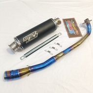 Exhaust AHM M3/exhaust AHM M3 PNP EX5, WAVE100, WAVE125, DASH110, DASH125, SRL110, SRL115FI, LAGENDA