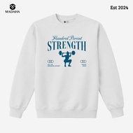 Madaha Sweater Crewneck Gym Hundred Percent Strength