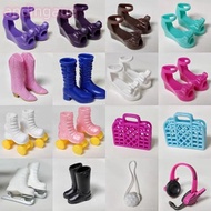 ANDIN 1/6 Doll Shoes, 10 Styles 30cm High Heels Handbags,  Original Quality Doll Casual Shoes 30cm D