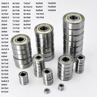 10/50pcs Small Bearings 2mm 3mm 4mm 5mm 6mm 7mm 8mm 9mm 10mm Bore 3x7x3 5x10x4 5x11x4 8x22x7 10x15x4