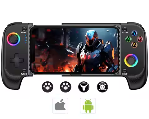 Wireless Phone Mobile Gaming Controller - Turn Your iPhone into a Gaming Console - Play Xbox,Steam L
