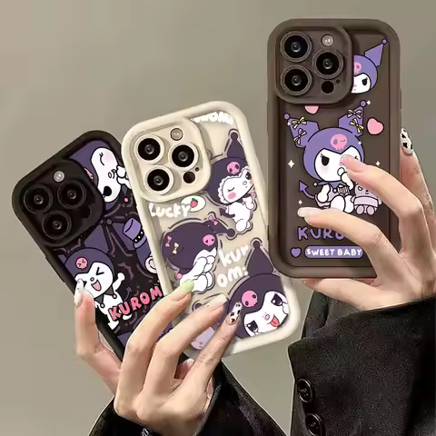 Anime Cute Cat K-kuromi Phone Case For VIVO Y16 Y19 Y20 Y15S Y17 Y21 Y22S Y27 Y35 Y36 Y50 Y51 Y72 Y7