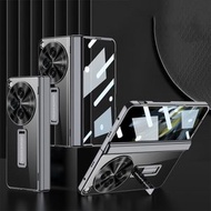 全城熱賣 - 適用於OPPO Find N3 / OnePlus Open GKK 磁吸摺疊轉軸幻影膜殼一體手機殼（黑色）