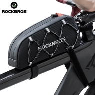 【hot】◄▽♛  ROCKBROS Reflective Front Top Frame Tube Large Capacity Cycling Pannier 1L