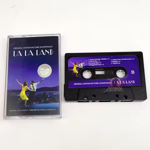 La La Land Justin Hurwitz Music Tape Sebastian Mia OST Album City of Stars Cassette Cosplay Walkman 