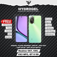 Anti-Scratch Hydrogel Realme C67, C65, C63 NFC, GT 6 5G Screen Guard