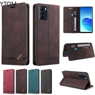 For OPPO Reno 10 Pro 5G A78 A58 4G A92 A93 A94 A95 A76 A96 Reno5 ProRetro PU Leather Flip Cover Magn