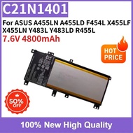 High Quality New Laptop Battery C21N1401 7.6V 4800mAh Replaceable for ASUS A455LN A455LD F454L X455L