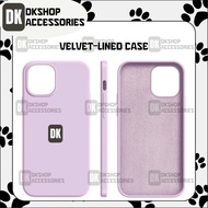 HIGH QUALITY VELVET LINED SILICONE PHONE CASE - SOFT, ANTI-SLIP, CAMERA PROTECTION | DKSHOP