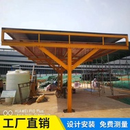 Steel Structure Shed Steel Bar Processing Shed Steel Structure Engineering Colorful Steel Shed Steel