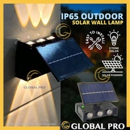 3 TONE IP65 Wall Lamp Outdoor Lampu Solar Outdoor Waterproof Lampu Solar Taman Solar Light Outdoor Lighting Garden