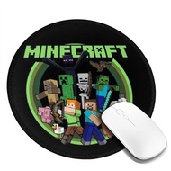 Minecraft 2PCS 8in Waterproof Rubber Mouse Pad Anti Skid Computer Laptop Gaming Mousepad Desk Table 