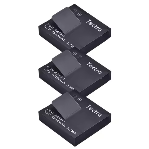 Tectra High Quality 3PCS 1010mAh AZ13-1 AZ13 Replacement Battery Batteria for Xiaomi Yi XiaoYi Xiaom
