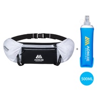 AONIJIE W8138 กระเป๋าคาดเอวสำหรับวิ่งสำหรับผู้ชาย ผู้หญิง พร้อมขวดน้ำแบบนิ่ม 500 มล. สำหรับการเดินแล