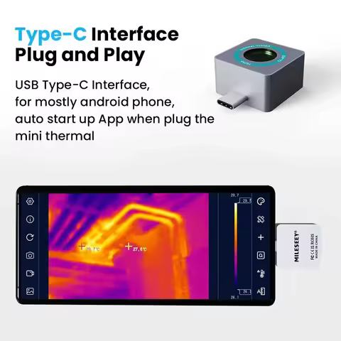 Mileseey Seek Thermal Camera Module Thermal Camera For Smart Phoness