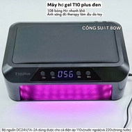 Genuine 80W black T10 Plus dryer with large compartment fits 2 hands. Nail rattan.