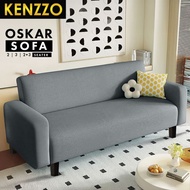 KENZZO : OSKAR 2 or 3 Seater Fabric Sofa/SOFABED/2SEATER/3 SEATER/ SET/沙发/Canvas Sofa