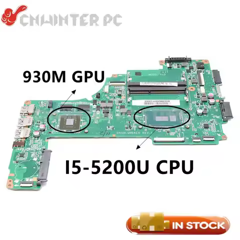 NOKOTION A000388620 DA0BLQMB6E0 For Toshiba satellite L50 L50-C laptop motherboard I5-5200U CPU 930M