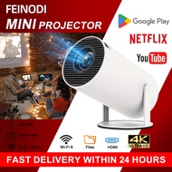 HY300 Projector 4K  Android 11 Wireless Screen Projector Supports 2.4/5G DualWiFi and Bluetooth 5.2 