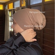 Snowcap inner anak tudung sanggul besar